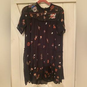 Zara sequin/ embroidered dress